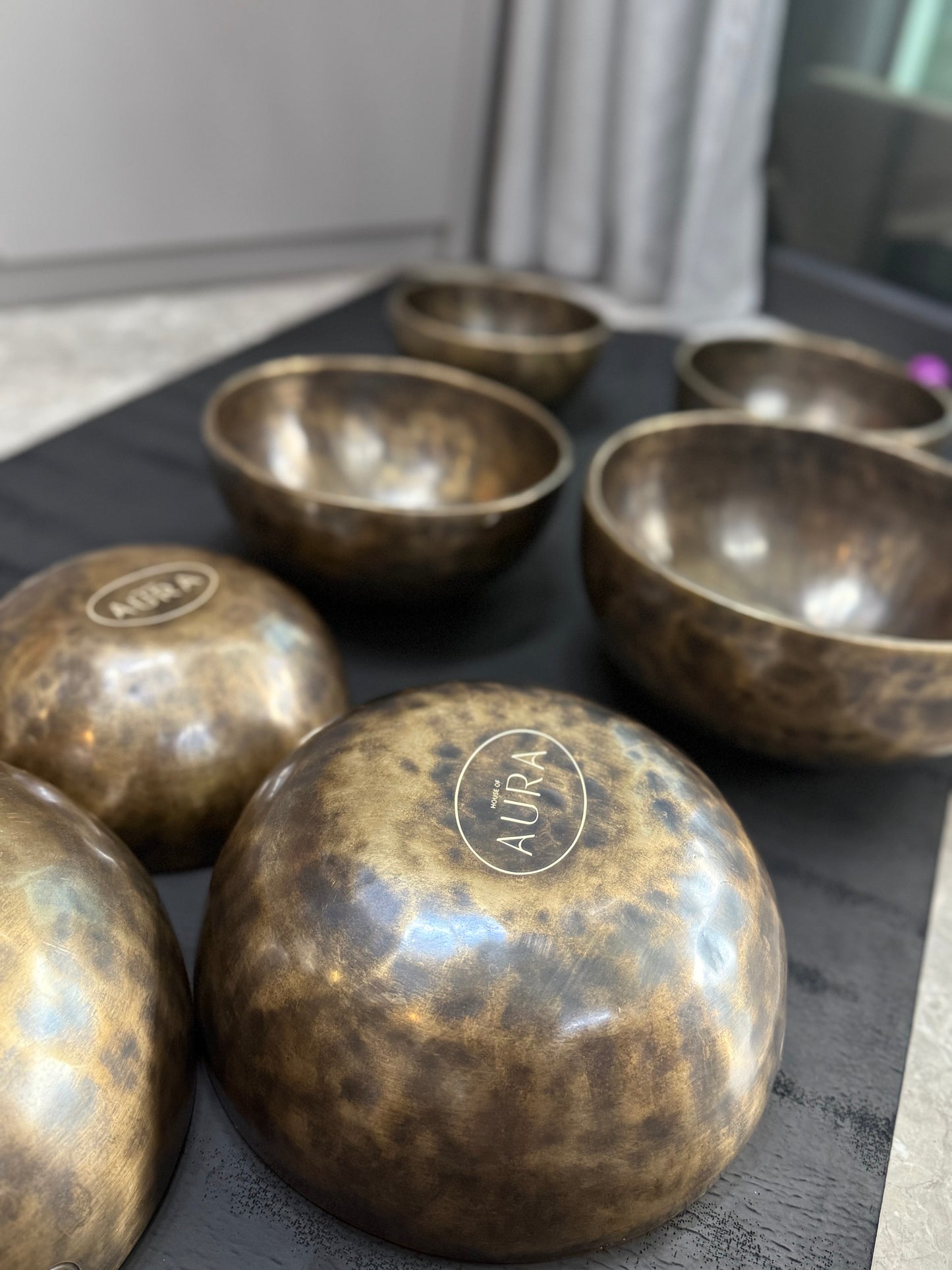 Full Set 7 Bowls - Long Vibration for Chakra Healing Sound Bath